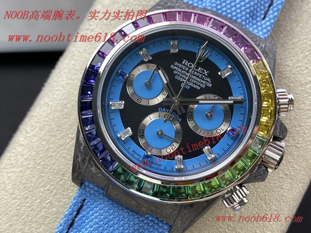 瑞士手錶代理,A貨仿錶,DIW Factory勞力士Rolex Rainbow彩虹圈迪通拿仿錶