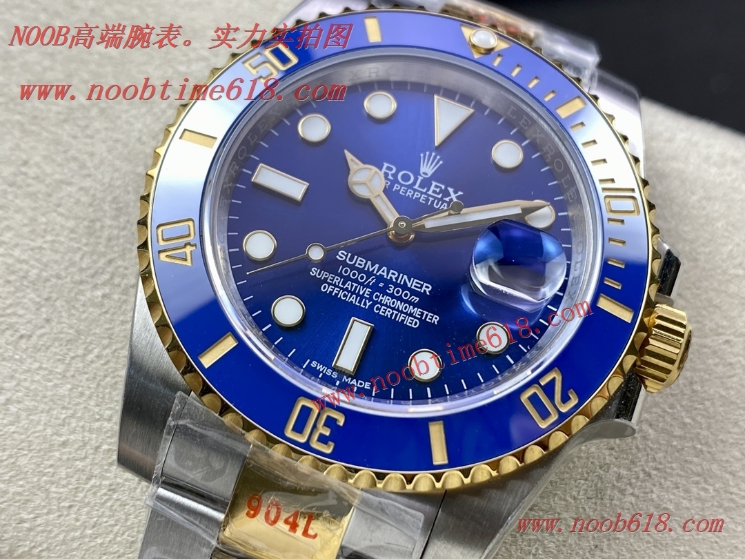 ROLEX submariner,性价比手表,劳力士submariner间金蓝水鬼蓝游丝3135机芯仿錶