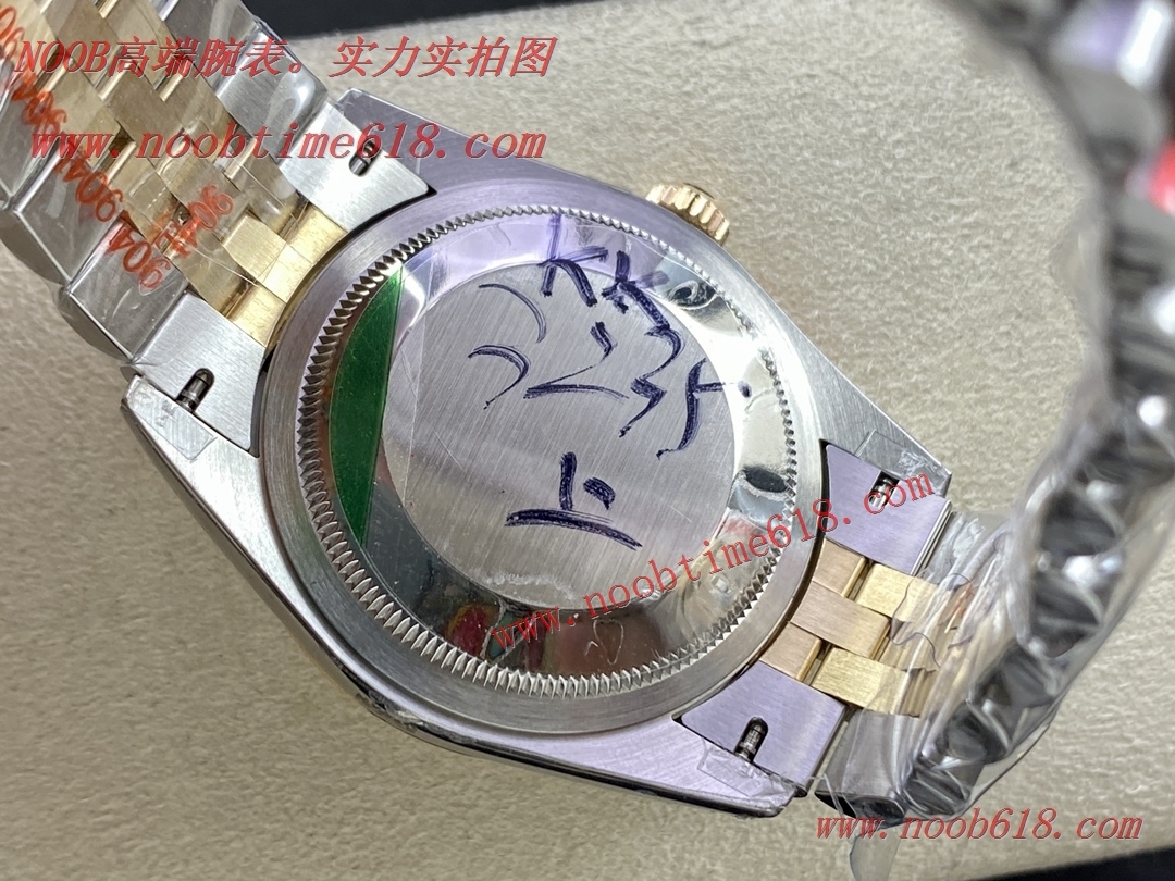 包金手錶,包18K金手錶, GM廠36mm勞力士五珠鋼帶日誌V2版 3235一體機V3包金系列仿錶