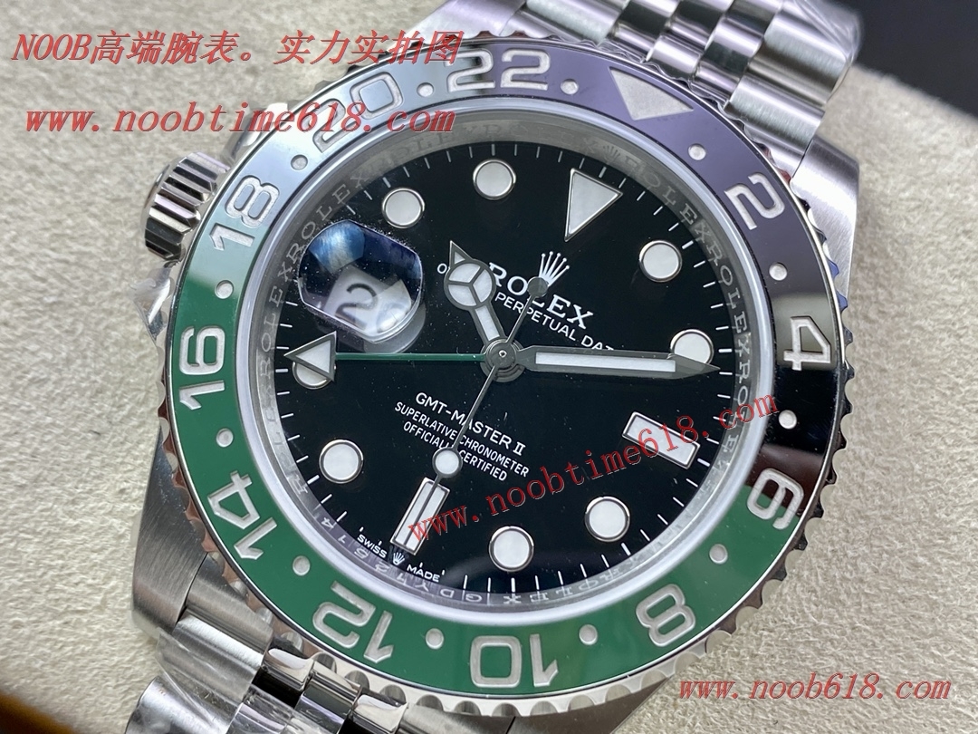 Clean廠C廠手錶勞力士2022官方新款126720格林尼治GMT 黑綠圈又叫雪碧圈左撇子仿錶