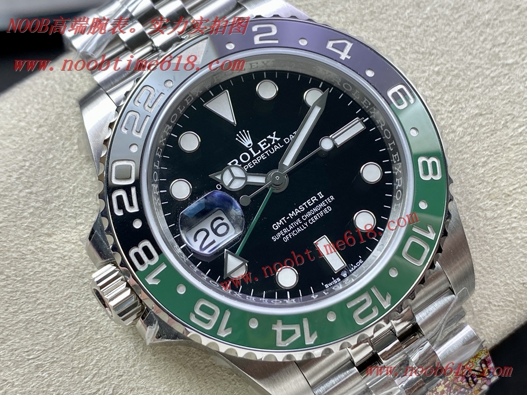 Clean廠C廠手錶勞力士2022官方新款126720格林尼治GMT 黑綠圈又叫雪碧圈左撇子仿錶