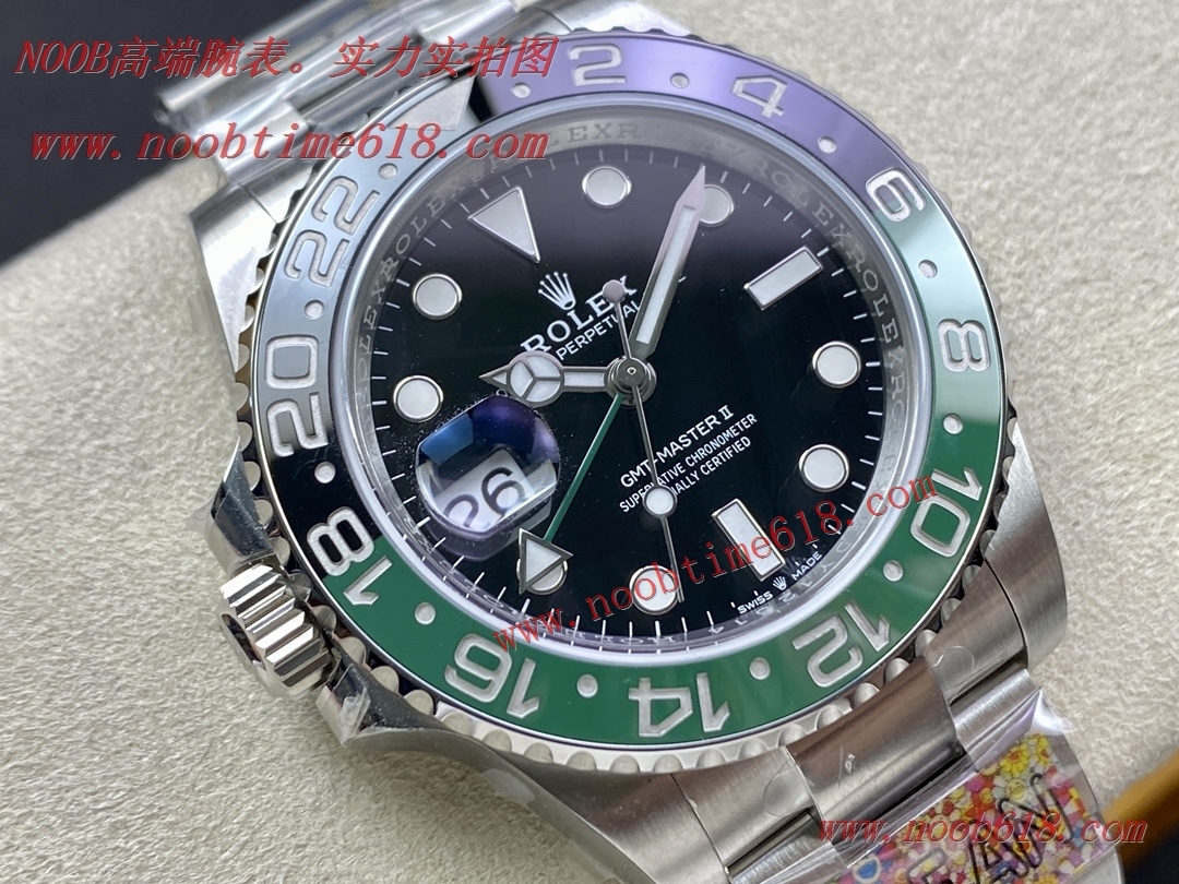 Clean廠C廠手錶126720勞力士2022官方新款格林尼治GMT 黑綠圈又叫雪碧圈左撇子仿錶