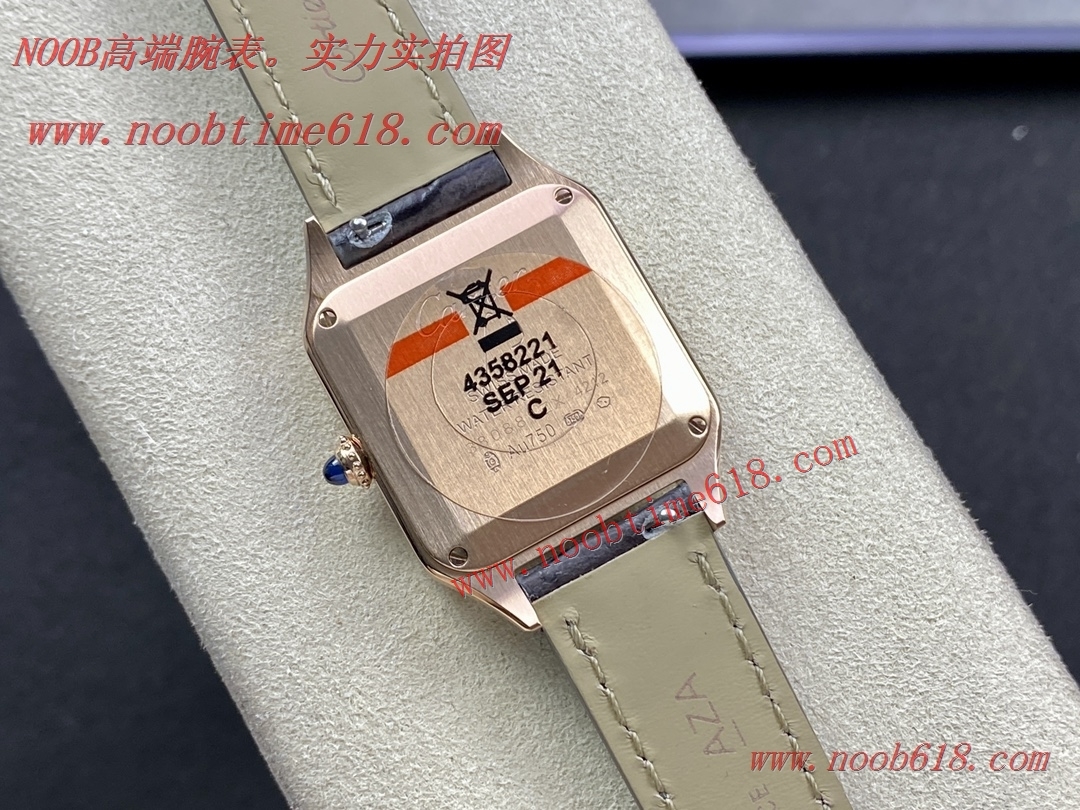 網拍仿錶,圖為小號F1卡地亞Santos-Dumont系列腕表瑞士仿錶