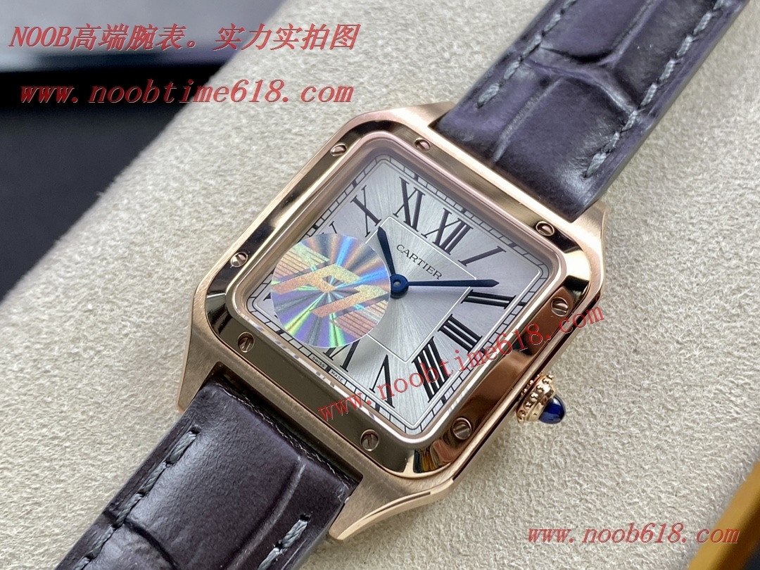 網拍仿錶,圖為小號F1卡地亞Santos-Dumont系列腕表瑞士仿錶