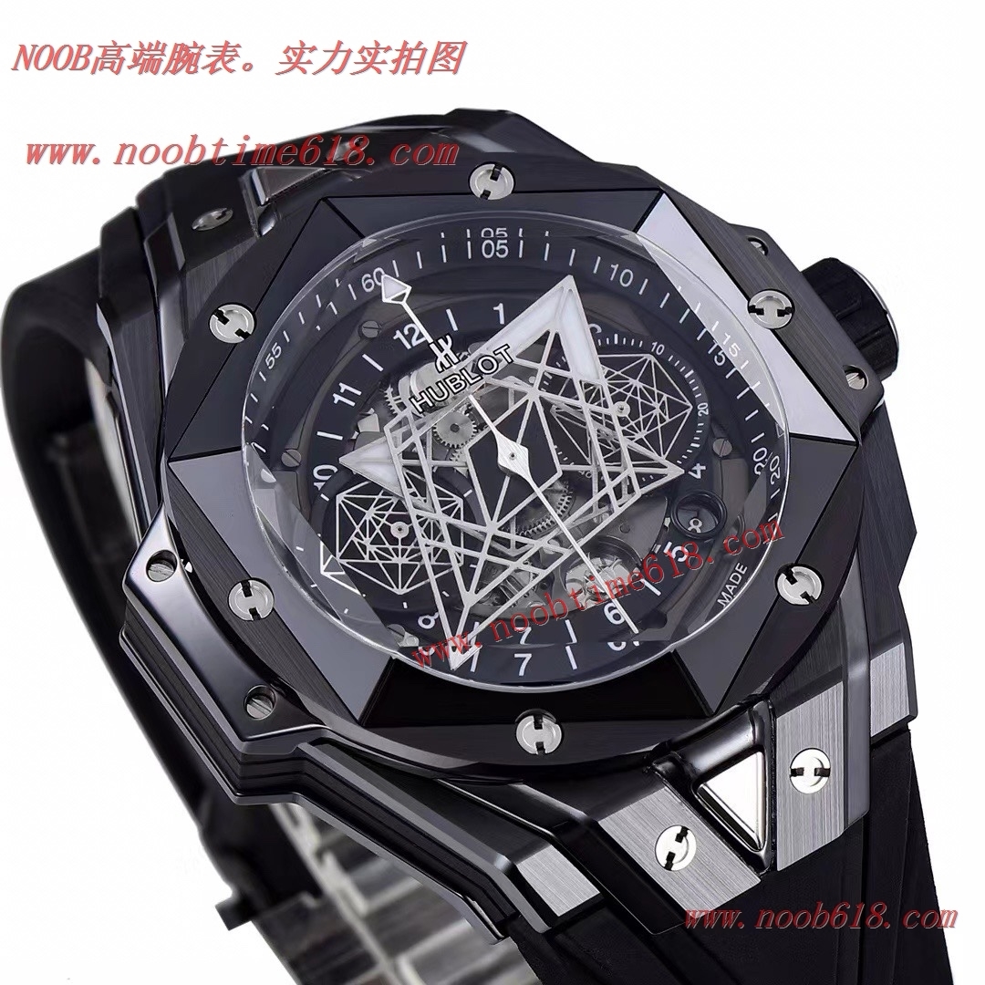 wholesale watch,臺灣仿錶,ZF陶瓷之王HUBLOT宇舶表全新Big Bang Sang Bleu II刺青二代腕表香港仿錶