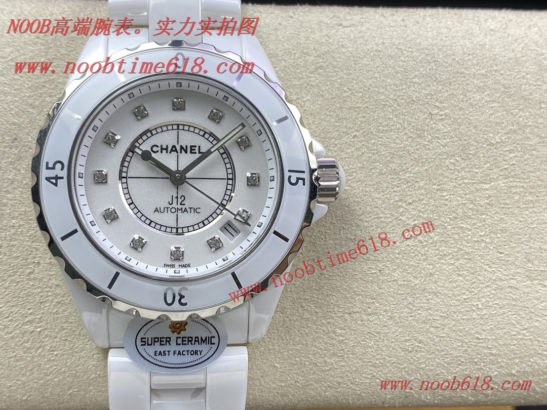 情侶通用中性手錶,EAST超級陶瓷香奈兒J12系列38mm 2892機芯腕表仿錶