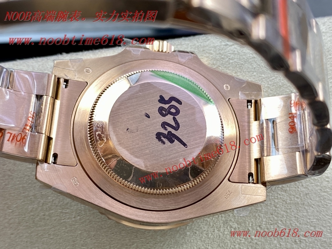 歐州仿錶,瑞士仿錶,GM FACTROY勞力士沙士圈格林尼治GMT 3285機芯 904精鋼仿錶