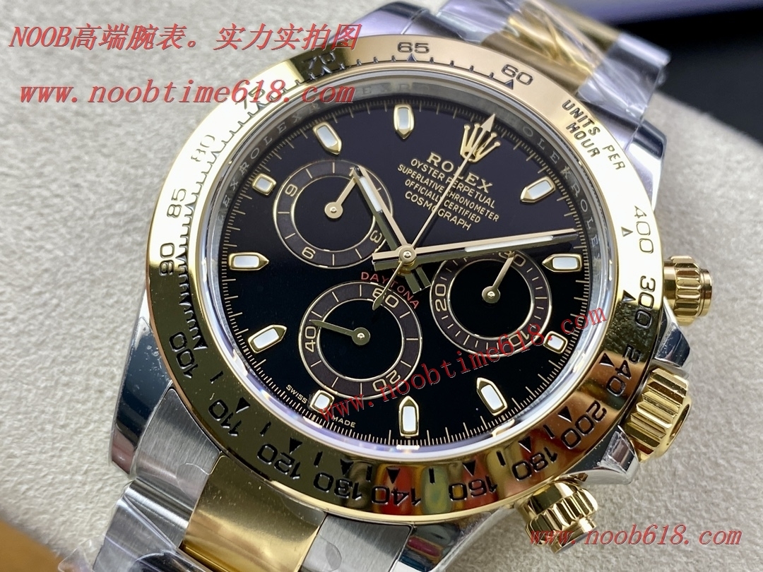 香港網拍仿錶,仿錶,BT factory rolex DAYTONA 4130勞力士迪通拿型號116503間黃金款仿錶