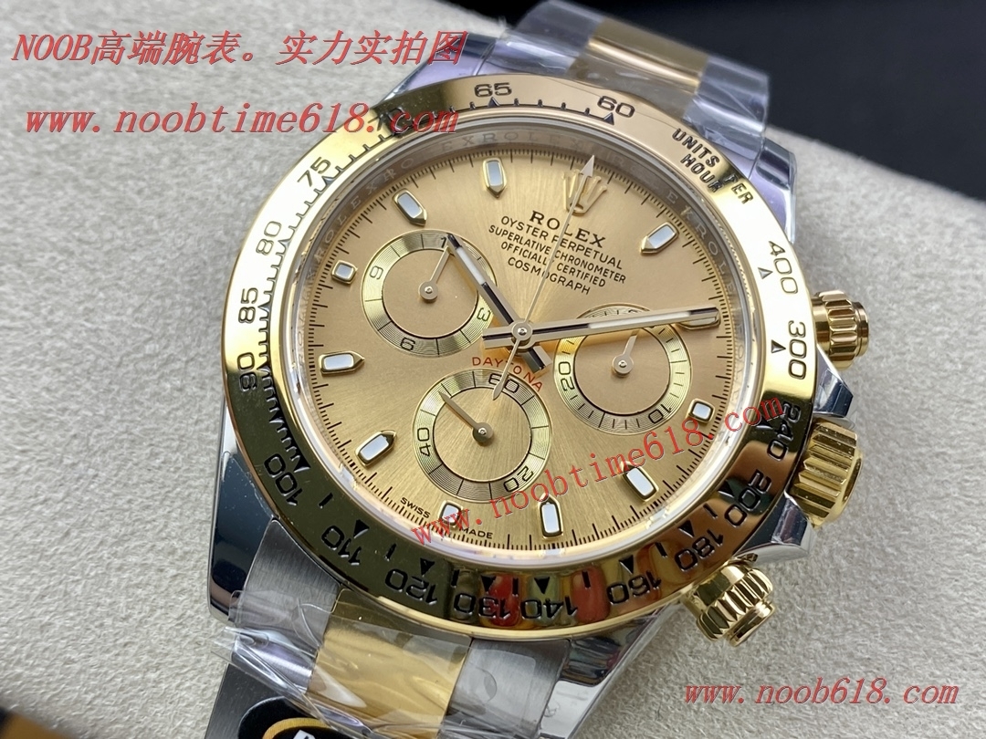 116503仿錶,BT factory rolex DAYTONA 4130勞力士迪通拿型號116503間黃金款仿錶