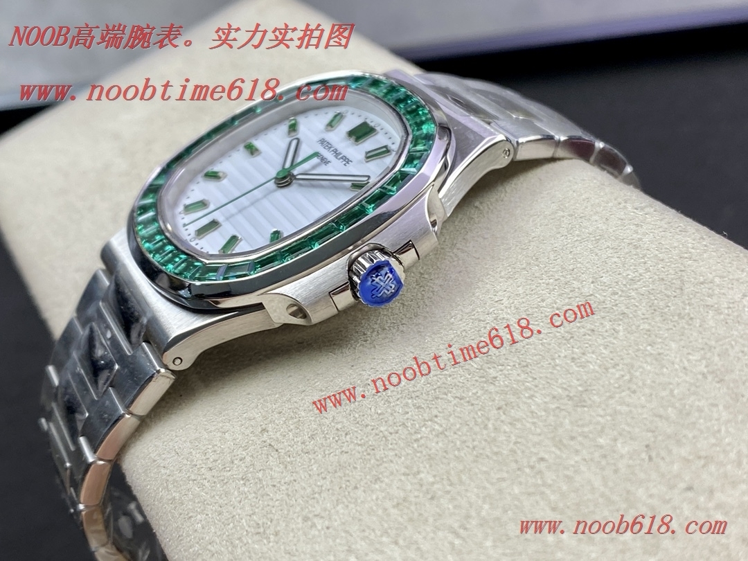 說錶,改裝手錶百達翡麗鸚鵡螺5711鑲鑽款真彩寶石仿錶