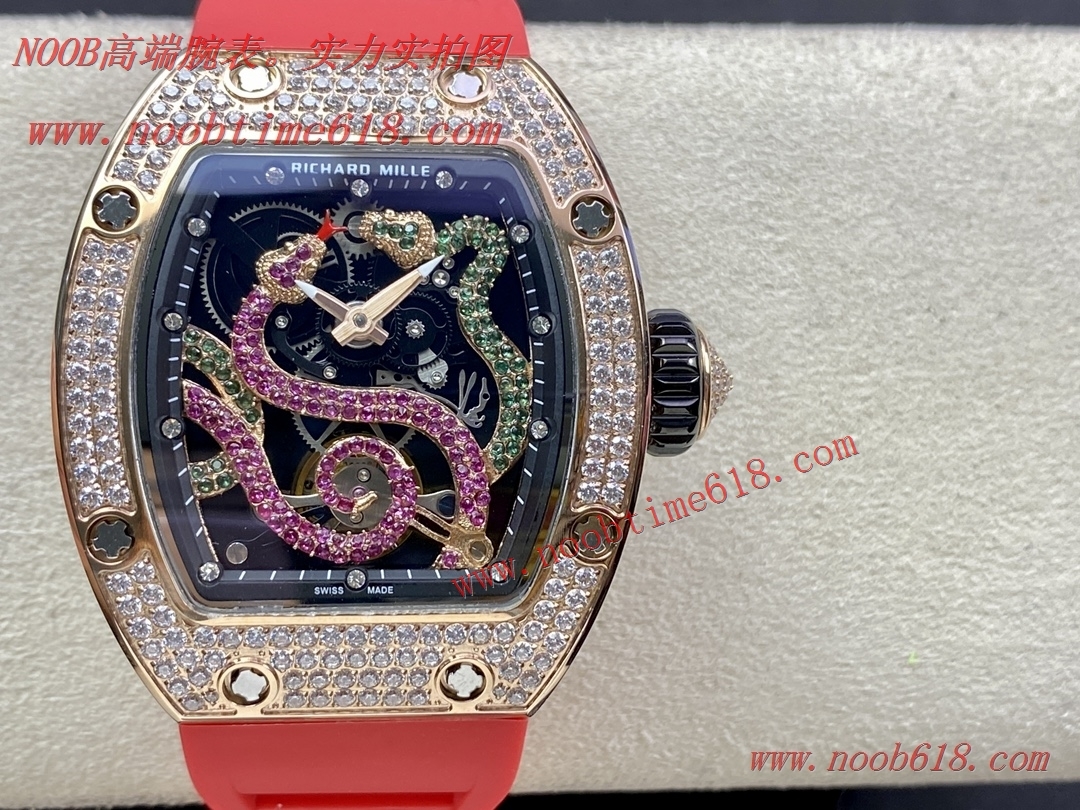 說錶,理查德米勒RM026雙蛇滿鑽款一比一複刻仿錶