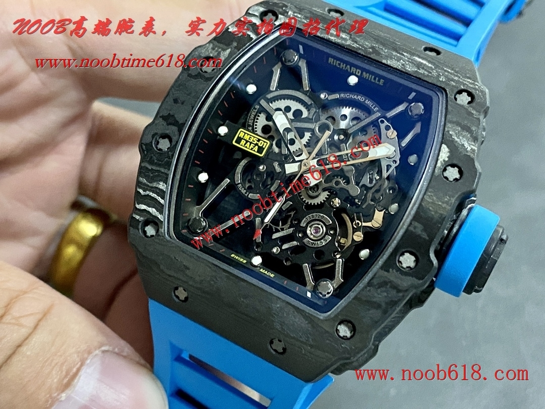 改装精仿手表,理查德RM35一體機芯5點位飛輪能轉的一體機一比一複刻手錶