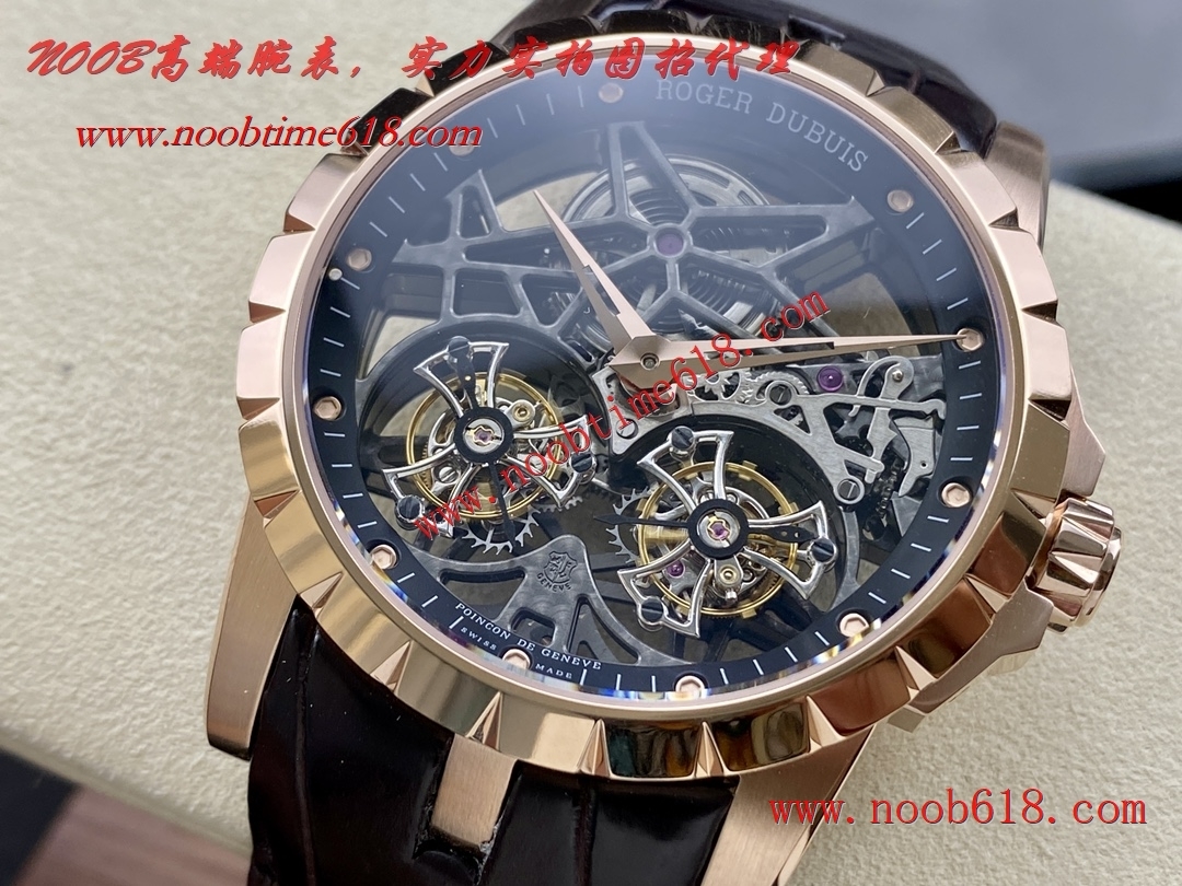 双陀飞轮手錶,YS factory罗杰杜比王者系列镂空双飞行陀飞轮仿錶