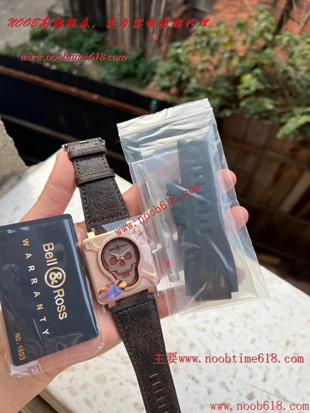 臺灣仿錶,香港仿錶,柏萊仕青銅骷髏頭46mm鈦合金底蓋仿錶