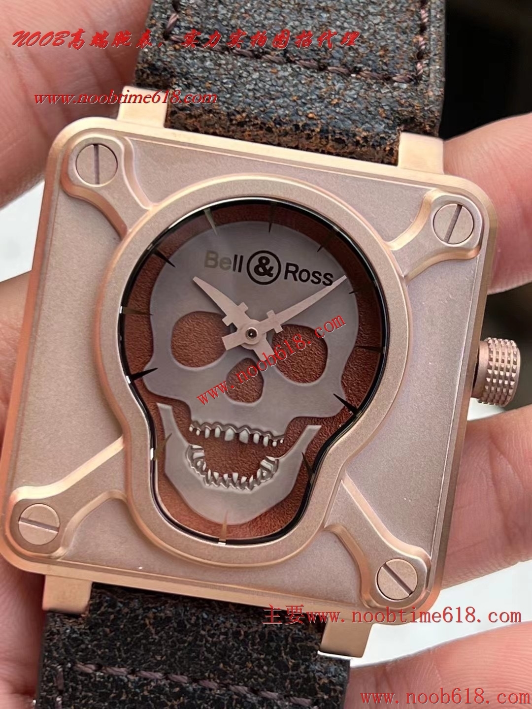 臺灣仿錶,香港仿錶,柏萊仕青銅骷髏頭46mm鈦合金底蓋仿錶