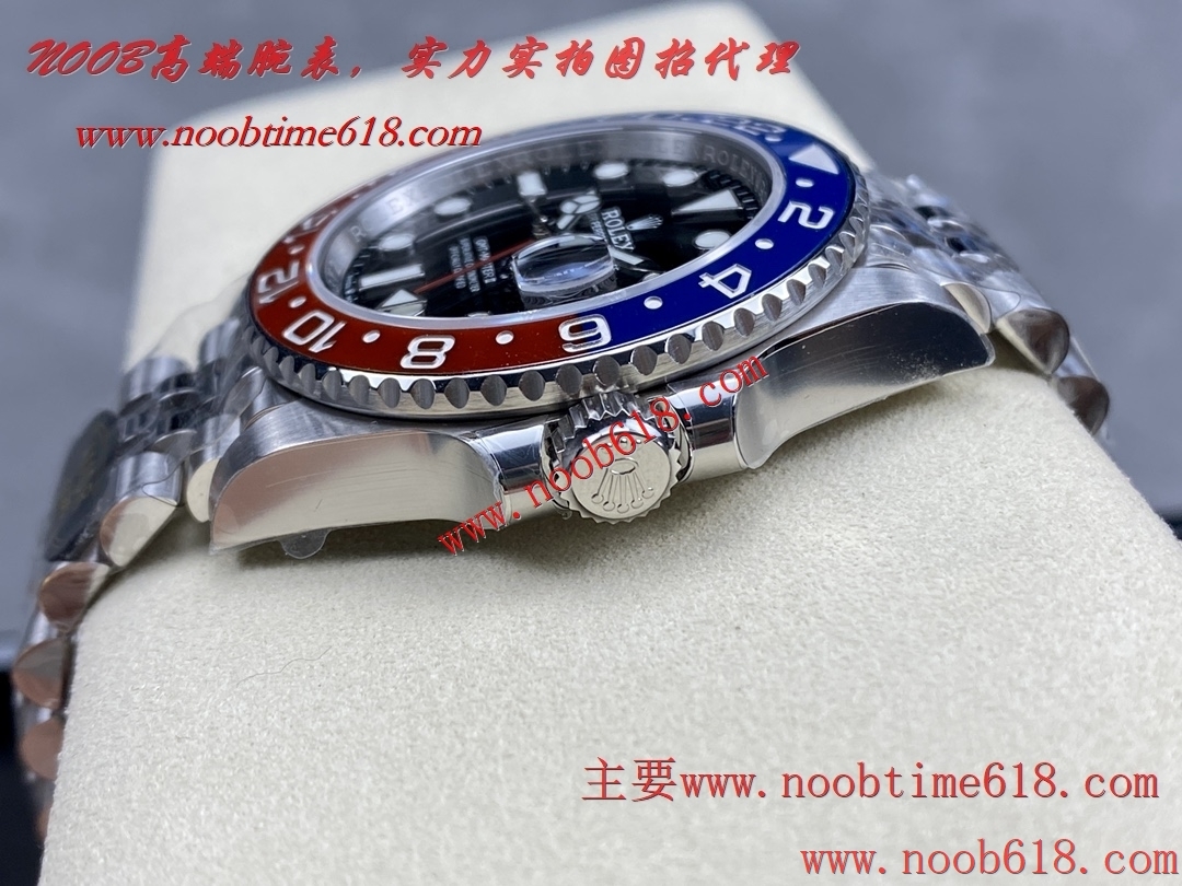 AMOR Factory 又名A廠 東莞外貿海外版勞力士格林尼治GMT系列3186機芯可樂圈款仿錶
