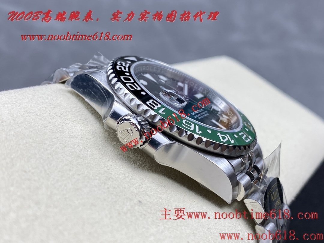 AMOR Factory 又名A廠勞力士格林尼治GMT系列3186機芯左撇子雪碧款一比一複刻手錶
