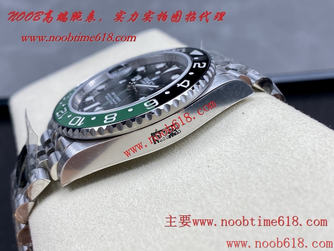 AMOR Factory 又名A廠勞力士格林尼治GMT系列3186機芯左撇子雪碧款一比一複刻手錶