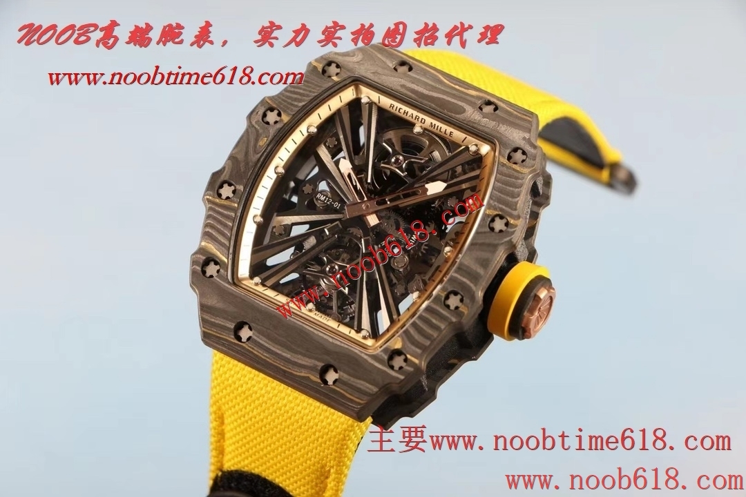 臺灣仿錶,香港精仿錶,RICHARDMILLE理查德米爾金碳纖維RM12-01陀飛輪精仿錶