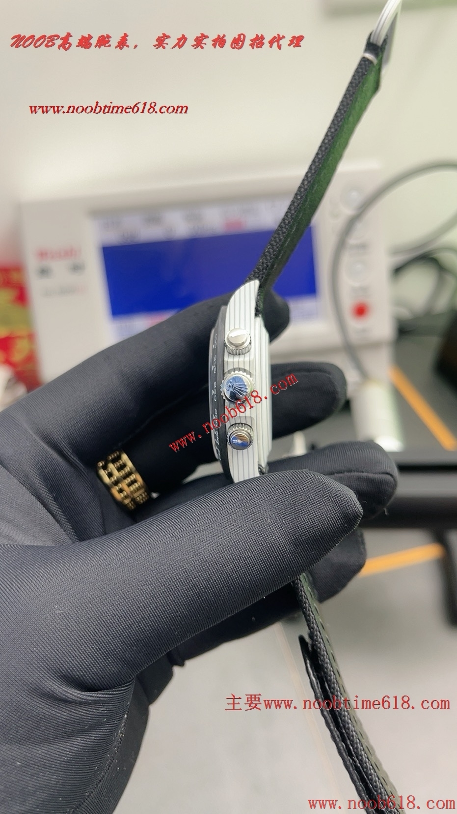 A货精仿錶,N4130宇宙計時迪通拿系列碳纖維Diw定制版仿錶