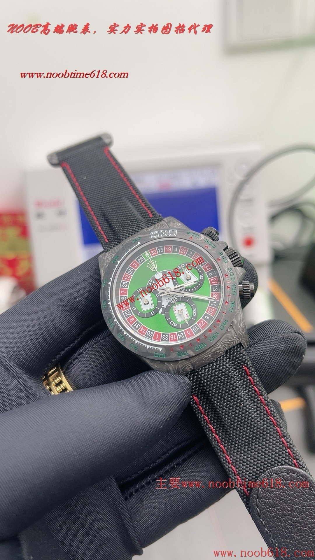 迪通拿仿錶,N厂4130宇宙計時迪通拿系列碳纖維Diw定制版仿錶