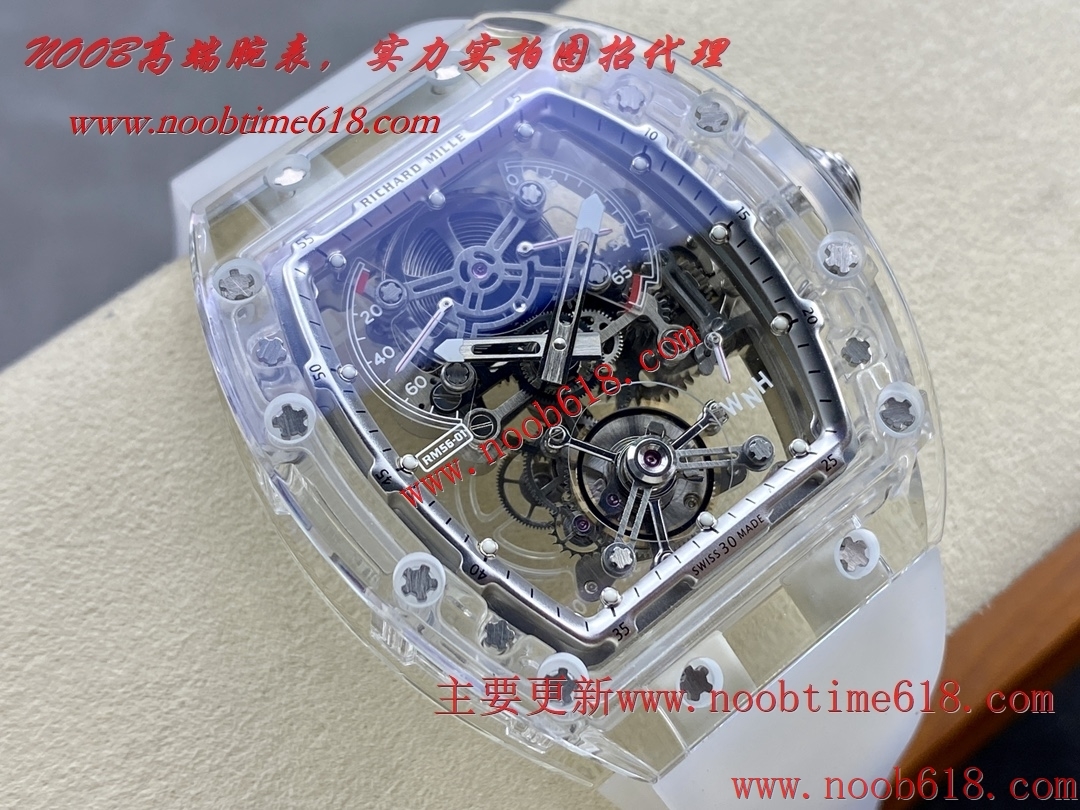 透明精仿錶,藍寶石奇跡RICHARD MILLE 理查德米爾RM 56-01 製作一款水晶腕表精仿錶