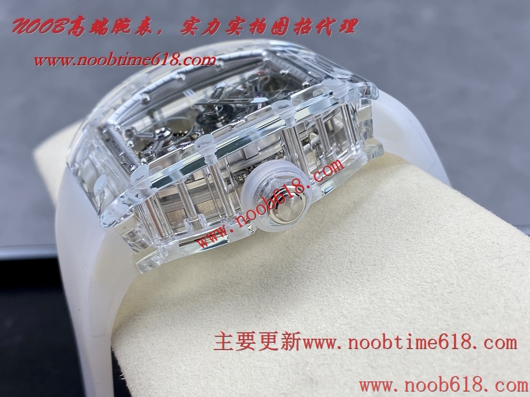 透明精仿錶,藍寶石奇跡RICHARD MILLE 理查德米爾RM 56-01 製作一款水晶腕表精仿錶